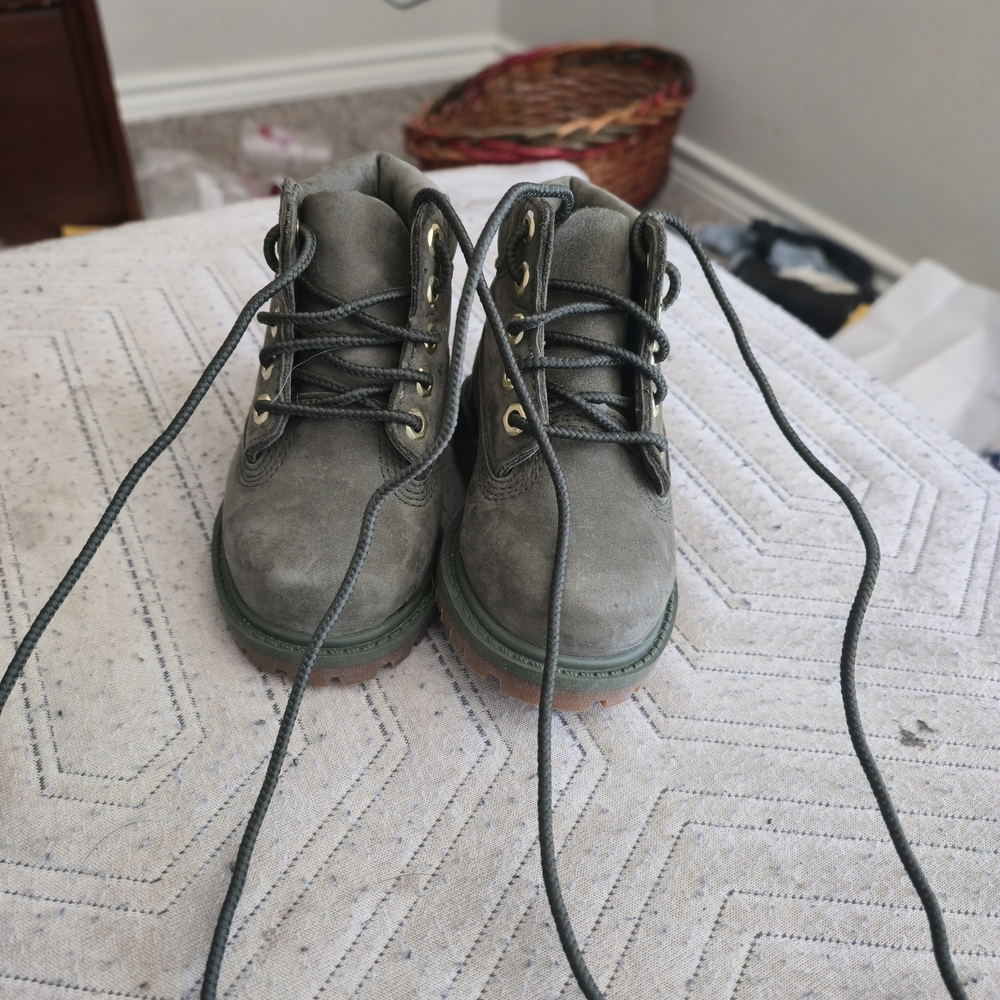 Timberland Men's Olive Lace-Up Boots